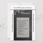 3.5x6 Routebeschrijving Kaart Mason Jar String Lig (Voorkant)