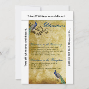 3.5x6 Routebeschrijving Kaart Pauw Veren Bir