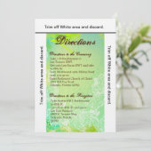 3.5x6 Routebeschrijving Kaart Spring Hibiscus Flow (Staand voorkant)