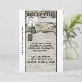 3,5x7 Carte d'accueil Armée de terre Force aérienn (Debout devant)