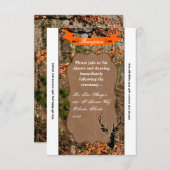 3.5x7 Carte de réception Chasse Cerf Buck Tête Cam (Devant / Derrière)