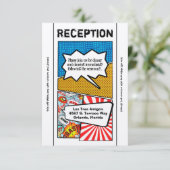 3.5x7 Carte de réception de bande dessinée Livre P (Debout devant)