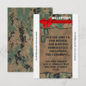 3.5x7 Carte de réception Marine IMPRIMERIE NUMÉRIQ (Devant / Derrière)