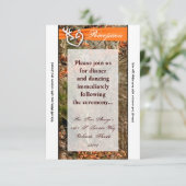 3.5x7 Ontvankaart Herten Koppel Ree Geweid Camo Kaart (Staand voorkant)