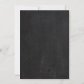 3.5x7 Opvang Kaart Modern Chalkboard (Achterkant)