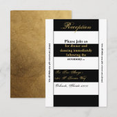 3.5x7 Opvang Kaart Modern Stripe Black White Con (Voorkant / Achterkant)