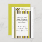 3.5x7 Receptie Kaart China Bord Silverware Plaats (Voorkant / Achterkant)