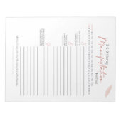 3-6-9 Méthode Loi du Bloc-notes d'attraction (Devant)