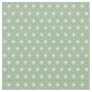 3.75" Groene Asanoha Japanse Baby blokkeert de zij Stof