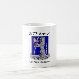 3/77 tasse de café de Polk Louisiane de fort