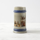 3 Aangepaste fotocollage op maat Bierpul (Center)