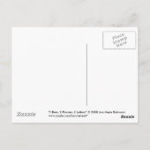 3 abeilles, 3 fleurs, 2 lettres - carte postale de (Dos)