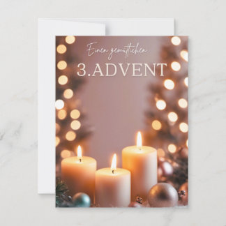 3. Advent Feestdagenkaart