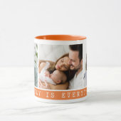 3 Afbeelding Multi Photo Collage Familie Quote Sin Mok (Midden)