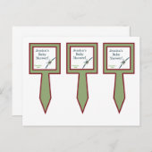 3  Airplane Cup Cake Picks Uitnodiging Briefkaart (Voorkant / Achterkant)