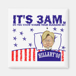3-AM-HILLARY Magnet Magneet
