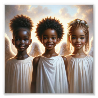 3 Angel Kidz Premium Satijn Fotopapier Foto Afdruk