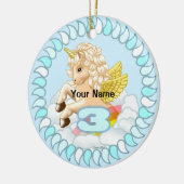 3 ans Anniversaire Unicorn décorations personnalis (Gauche)