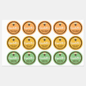 3 Balises Cute Cupcake Différentes Étiquettes Favo (Feuille)