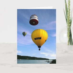 3 Ballons carte d'anniversaire