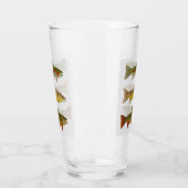 3 Beautés - truite sur verre à bière (Gauche)