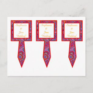 3 Beker Cake Picks Paarse Palace India Briefkaart