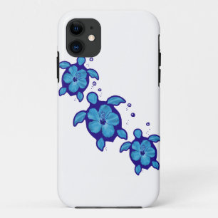 3 Blue Honu Turtles iPhone 11 Hoesje