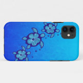 3 Blue Honu Turtles Case-Mate iPhone Case (Achterkant (horizontaal))