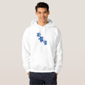 3 Blue Honu Turtles Hoodie (Voorkant volledig)