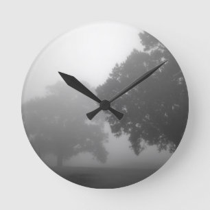 3 bomen ronde klok
