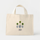 3 Boxwood monogrammatica Canvas tas (Voorkant)