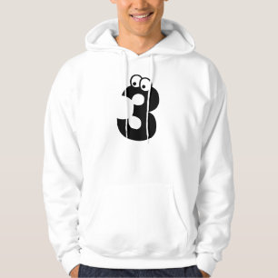 3, brief met oogballen hoodie