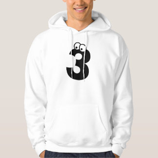 3, brief met oogballen hoodie