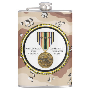 3 CAMPAIGN STARS PERSIAN GULF WAR VETERAN HEUPFLES