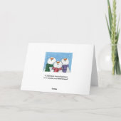 3 Carte de voeux Snowmen (Dos)