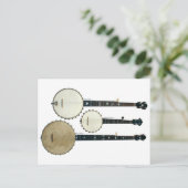 3 cartes postales Banjos (Debout devant)