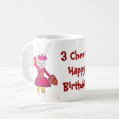 3 CHEERS HEUREUX BIRTHDAY mug (Devant gauche)