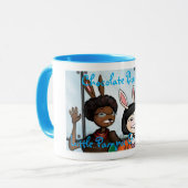 3 Chocolade Bunnies Unicorn Mok (Voorkant links)