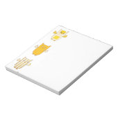 3 Chouettes jaunes Volant Bloc-notes (Tourné)