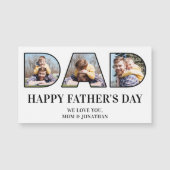 3 Collage photo Happy Fête des pères Carte magnéti (Devant)