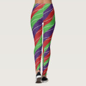 3 Color Candy cane Leggings (Achterkant)