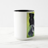 3 couleurs de tasse de schnauzers miniatures (Centre)