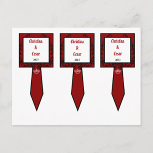3 Cup Cake Picks Crimson Red Verfraaiing Briefkaart