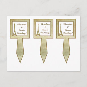3 Cup Cake Picks Paris Briefkaart
