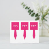 3 Cup Cake Picks Roze Bloemblaadjes Bloem Roos Briefkaart (Staand voorkant)