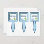 3 Cup Cake Picks Turtle Reef Ocean Zee Turtle Uitnodiging Briefkaart (Voorkant / Achterkant)