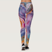 3 D Agaat-Leggings Leggings (Achterkant)