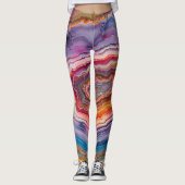 3 D Agaat-Leggings Leggings (Voorkant)