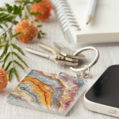 3 D Agate Sleutelhanger (Voorkant Rechts)