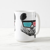  3-D glazen panda Koffiemok (Voorkant rechts)